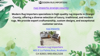 rug imports orange county