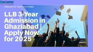 LLB 3-Year Admission in Ghaziabad  Apply Now for 2025