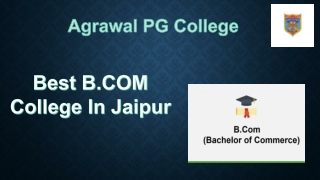 Best B.Com college In Jaipur