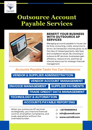 Outsource Account Payable  Services - Centelli