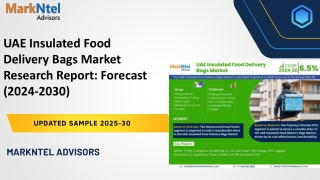 UAE Insulated Food Delivery Bags Market Research Report: Forecast (2024-2030)