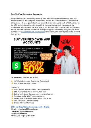 Buy Verified Cash App Accounts with High-Quality Profiles in USA in 2025