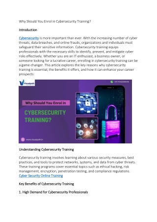 Best Cyber Security Training | Hyderabad