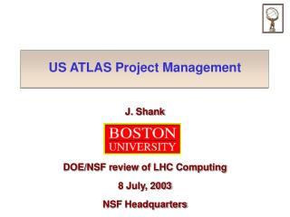 US ATLAS Project Management