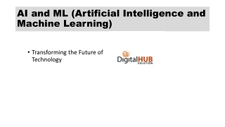 AI & ML: Transforming Technology, Innovation & Future Growth