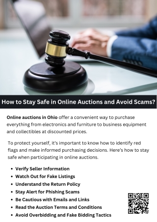 How to Stay Safe in Online Auctions and Avoid Scams?