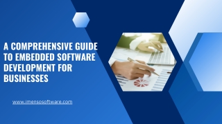 A Comprehensive Guide to Embedded Software Development for Businesses