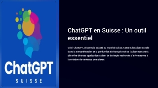 ChatGPT en Suisse