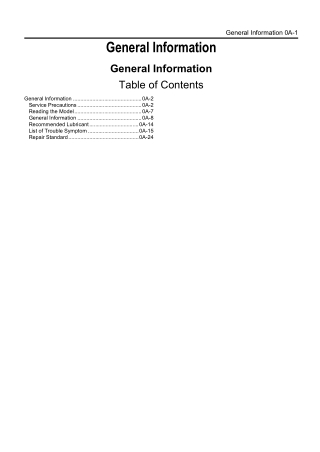 JCB Isuzu Engine 4LE1 Service Repair Manual Instant Download