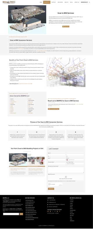Scan to BIM Services - BIMPRO LLC