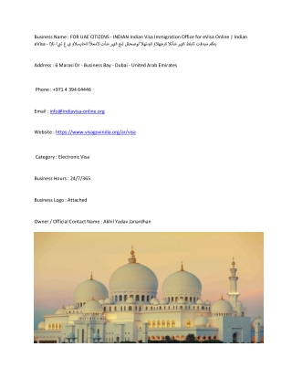 INDIA-ORG-FOR UAE CITIZENS.ppt