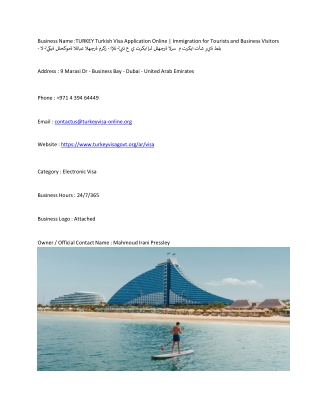 TURKEY  Turkish Visa Application Online | Immigration for Tourists and Business