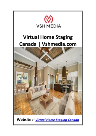 Virtual Home Staging Canada  Vshmedia.com