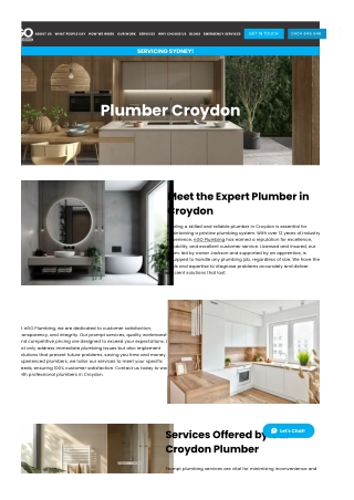 Plumber Croydon