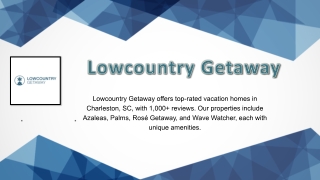 Charleston Luxury Travel