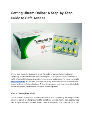 Getting Ultram Online_ A Step-by-Step Guide to Safe Access
