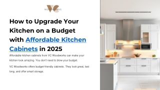 How to Upgrade Your Kitchen on a Budget with Affordable Kitchen Cabinets in 2025