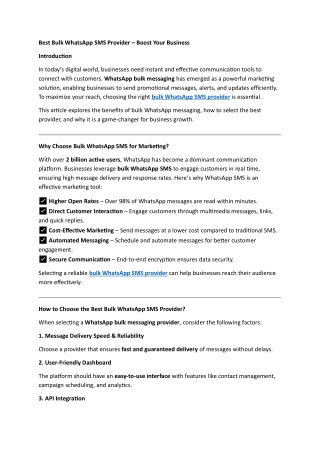 Top SMS Service Provider in Delhi for Business Growth