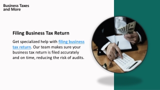 Filing Business Tax Return