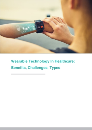Wearable Technology In Healthcare