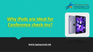 Benefits of iPads for Faster Conference Check-Ins