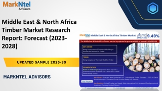 Middle East & North Africa Timber Market Research Report: Forecast (2023-2028)