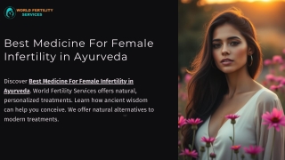 Best Medicine For Female Infertility in Ayurveda