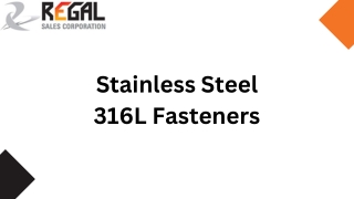 Stainless Steel 316L Fasteners