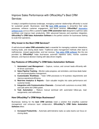 Improve Sales Performance with Office24by7s Best CRM Services (1).docx  Google Docs