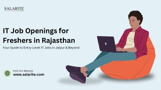 IT Job Openings for Freshers in Rajasthan