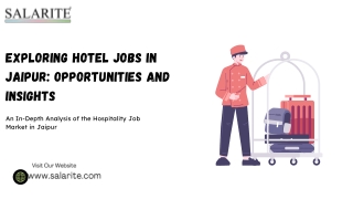 Exploring Hotel Jobs in Jaipur Opportunities and Insights