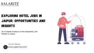 Exploring Hotel Jobs in Jaipur Opportunities and Insights