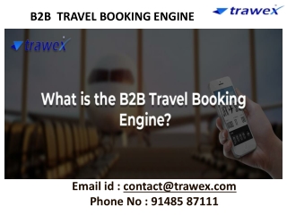 B2B TRAVEL BOOKING ENGINE