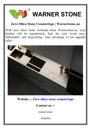 Zero Silica Stone Countertops   Warnerstone.au