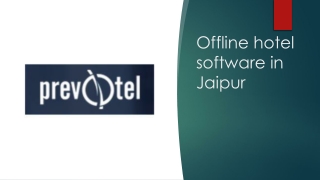 offline hotel software in Jaipur