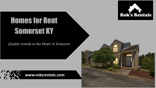 Homes for Rent Somerset KY