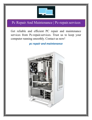 Pc Repair And Maintenance | Pc-repair.services