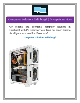 Computer Solutions Edinburgh | Pc-repair.services