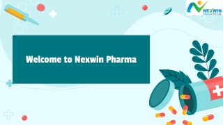 Best Pharma PCD Franchise Companies in India – Nexwin Pharma