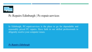 Pc Repairs Edinburgh | Pc-repair.services