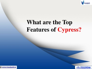 Cypress Training - Cypress Training in Hyderabad