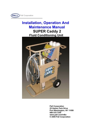 John Deere Super Caddy 2 Operator’s Manual Instant Download