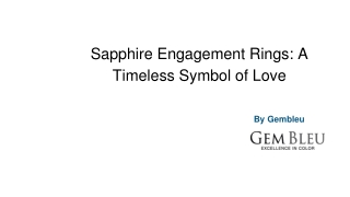 Sapphire Engagement Rings_ A Timeless Symbol of Love