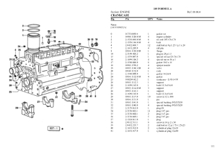 Lamborghini 105 formula Parts Catalogue Manual Instant Download