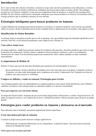 Estrategias inteligentes para buscar productos en Amazon