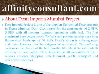 dosti group thane property/properties at mumbai dosti imperi