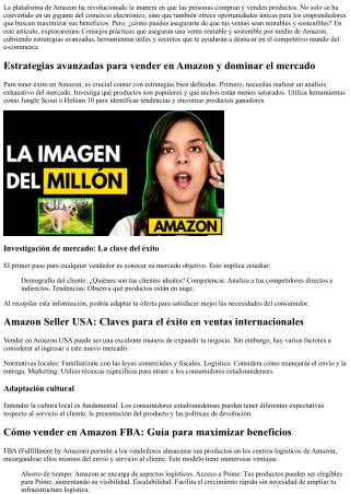Consejos prácticos que aseguran una venta rentable y sostenible por medio de Ama