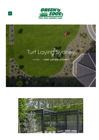 Turf laying sydney