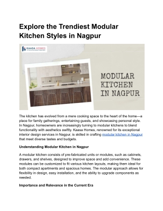 Modular Kitchen in Nagpur