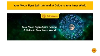 Your Moon Sign’s Spirit Animal A Guide to Your Inner World